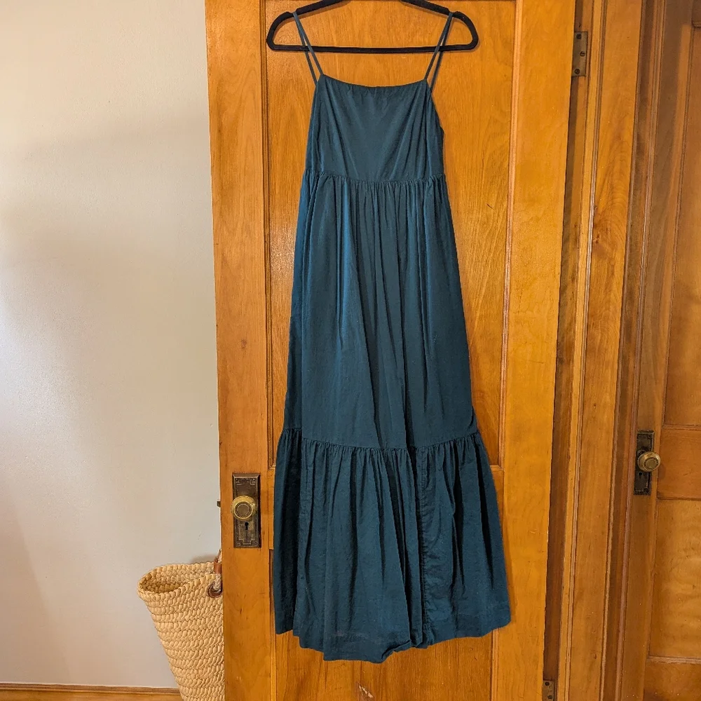 Abercrombie & Fitch Lowback Babydoll Maxi Dress | Size Small